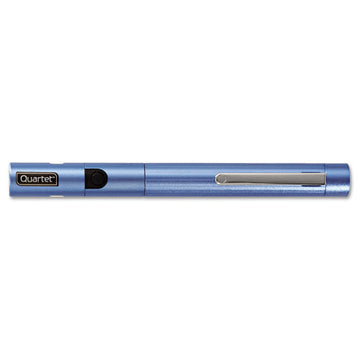 Quartet® Brilliant Green Laser Pointer, Class 2, Projects 1,640 Ft, Blue Barrel freeshipping - TVN Wholesale